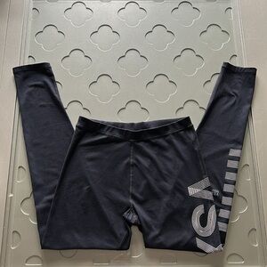 VICTORIA’S SECRET VSX Sport Knockout Tight Size Small Womens Black Logo Leggings